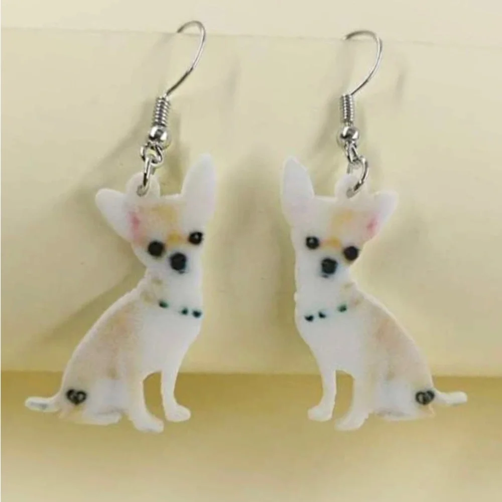“Yo Quiero Taco Bell” Tan Fawn Apple Dome Chihuahua Cutesy Kawaii Memento Dangle